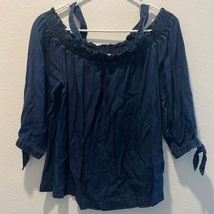 LOFT Denim Top